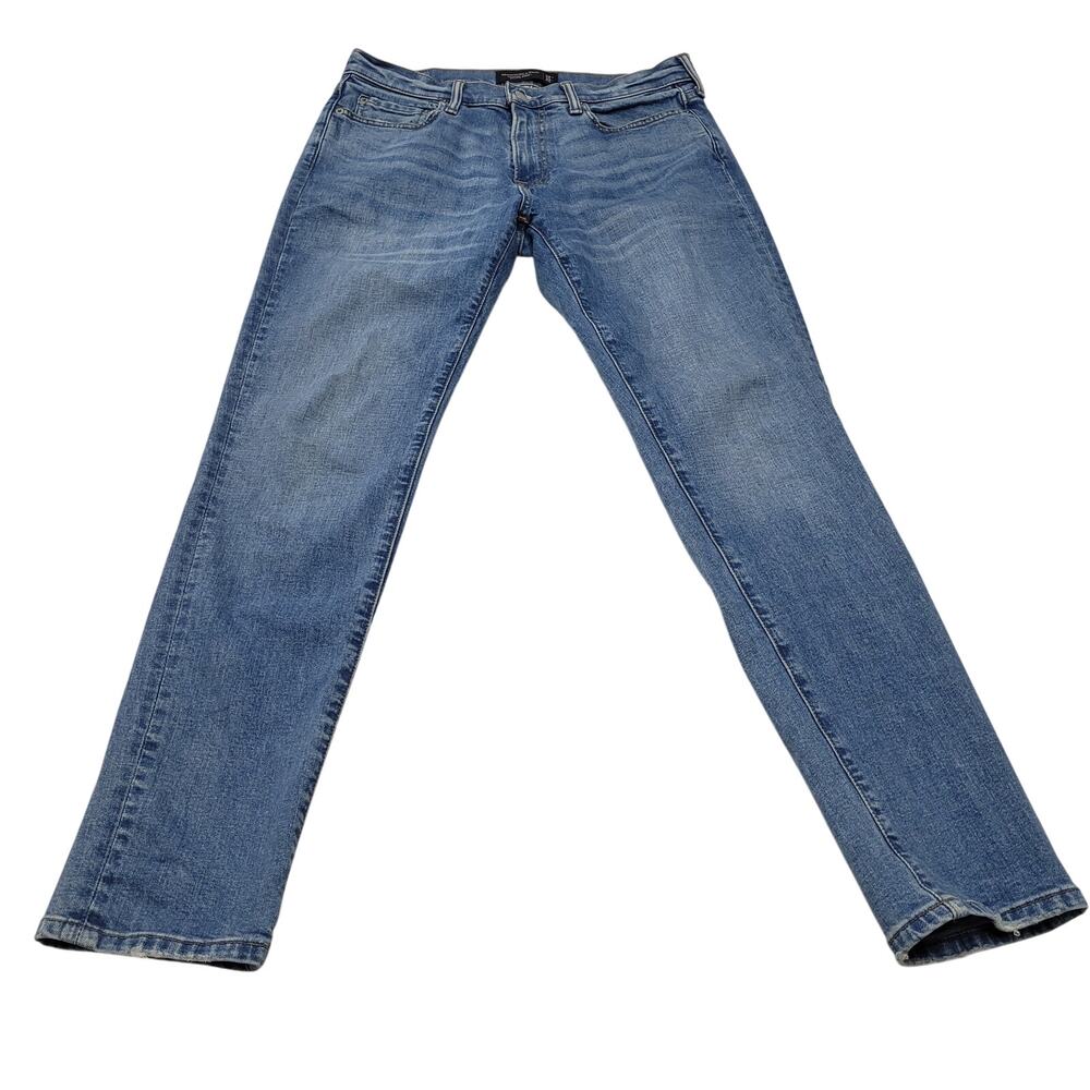 Abercrombie & Fitch athletic skinny jeans signature stretch medium wash 32x32